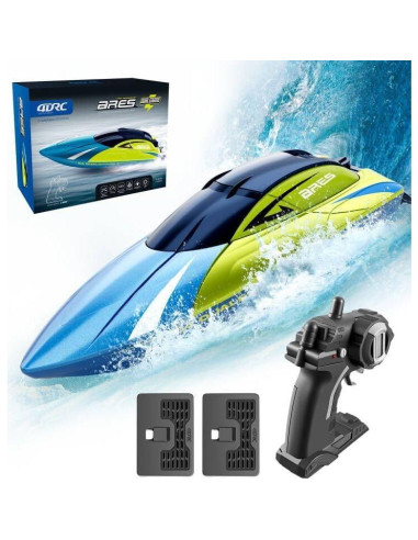 Barco RC 4DRC S4 Control Remoto 32 km/h 2 Baterías