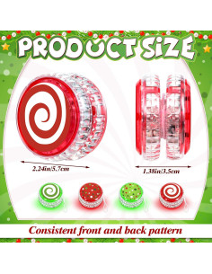 Yoyo LED Woanger 24 Pcs Multicolor para Adultos y Niños 2