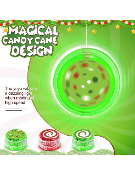 Yoyo LED Woanger 24 Pcs Multicolor para Adultos y Niños