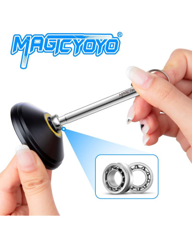 Rodamientos No Responsivos MAGICYOYO 10 Bolas Acero Inoxidable