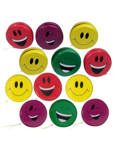 Yoyos Sonrientes ArtCreativity, Paquete de 12, 5 cm