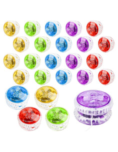 25 Pelotas Yo Yo LED Octaday 6 cm para Niños y Adultos