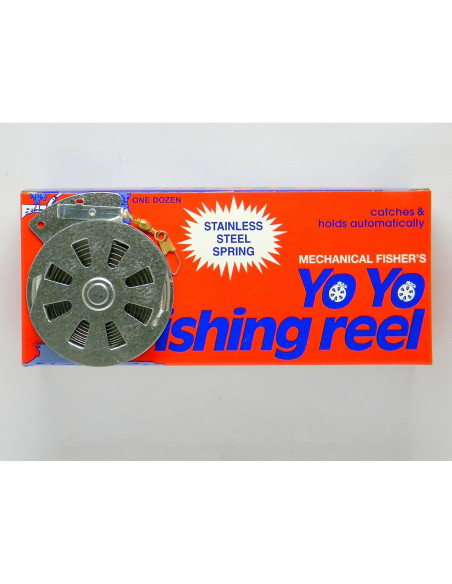 4 Carretes de Pesca Automáticos Yo Yo Reel - Acero Inoxidable