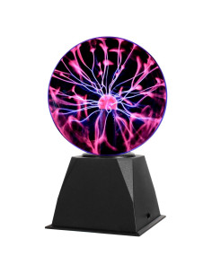 Gresus Lámpara de Plasma 15 cm Interactiva Táctil y Sonido