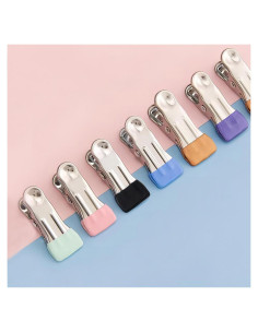 Pinzas de Ropa Coideal de Acero Inoxidable - 30 Piezas Multicolor