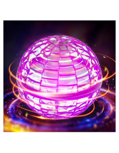 Bola Voladora Hoofun Rosa 8.5 cm Juguete para Niños