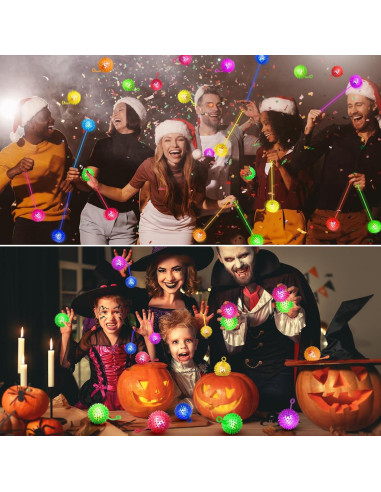 24 Pelotas Iluminadas SHQDD 6.5 cm Juguetes Sensoriales