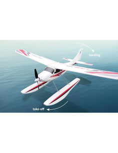 Avión RC Global Hawk 1.99 kg 1.2m RTF con Flotadores 2