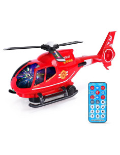 Avión Control Remoto ELEOPTION JYD178A-2 con Luces y Música