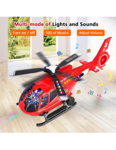 Avión Control Remoto ELEOPTION JYD178A-2 con Luces y Música 2