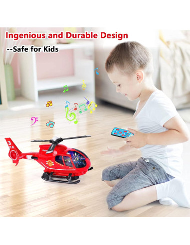 Avión Control Remoto ELEOPTION JYD178A-2 con Luces y Música