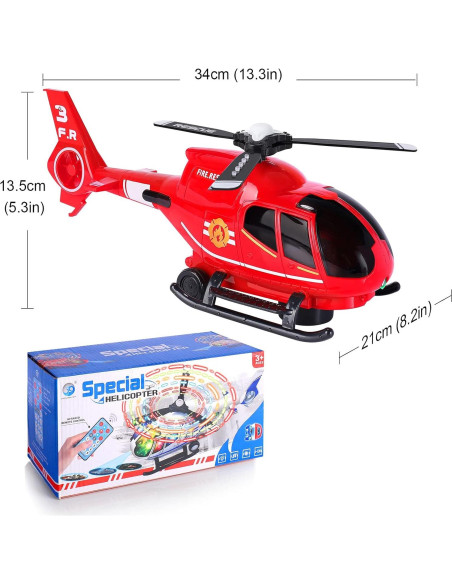 Avión Control Remoto ELEOPTION JYD178A-2 con Luces y Música