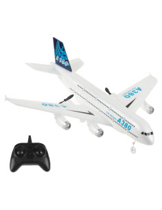 Avión RC Airbus A380 2 Canales 46 cm para Principiantes