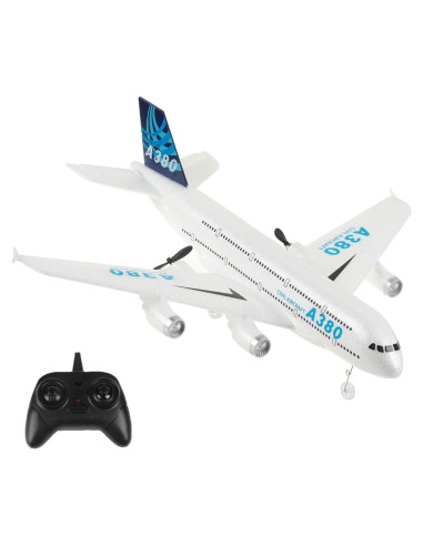 Avión RC Airbus A380 2 Canales 46 cm para Principiantes