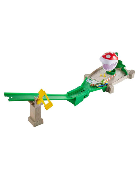 Juego de Pista Piranha Plant Hot Wheels Mario Kart Yoshi