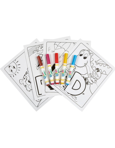 Set de Coloreado Crayola Color Wonder Alpha Pets 24 Páginas