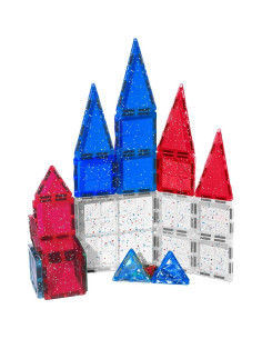 Azulejos Magnéticos Crayola 27 Piezas Rojo, Blanco y Azul 2