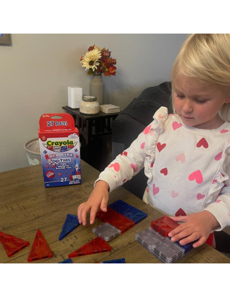 Azulejos Magnéticos Crayola 27 Piezas Rojo, Blanco y Azul
