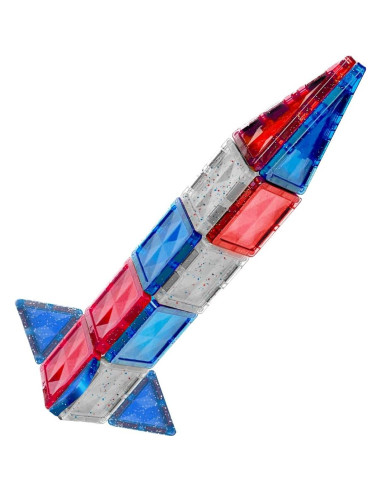 Azulejos Magnéticos Crayola 27 Piezas Rojo, Blanco y Azul