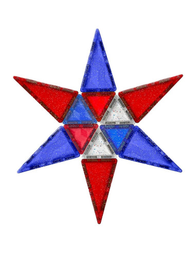 Azulejos Magnéticos Crayola 27 Piezas Rojo, Blanco y Azul