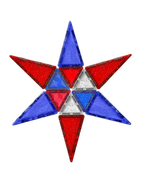 Azulejos Magnéticos Crayola 27 Piezas Rojo, Blanco y Azul