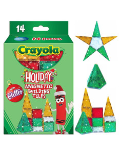 Azulejos Magnéticos Crayola Brillo Navideño, Set 14 Piezas