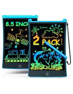 Tableta de Escritura LCD Bravokids 21.6 cm Azul 2 Paquetes