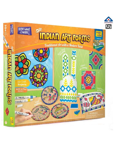 Kit de Manualidades Imagimake - Arte Indio para Niños 8+