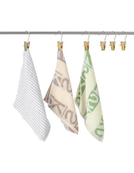 Ganchos para Botas BEWISHOME 50 Pcs Dorados Antideslizantes