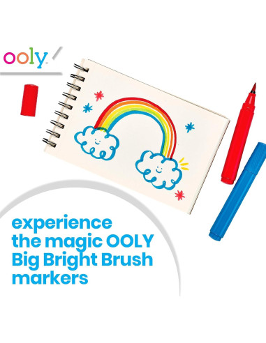 Marcadores Lavables Ooly Jumbo Punta Ancha 10 Colores