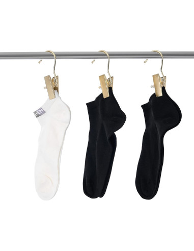 Ganchos para Botas BEWISHOME 50 Pcs Dorados Antideslizantes