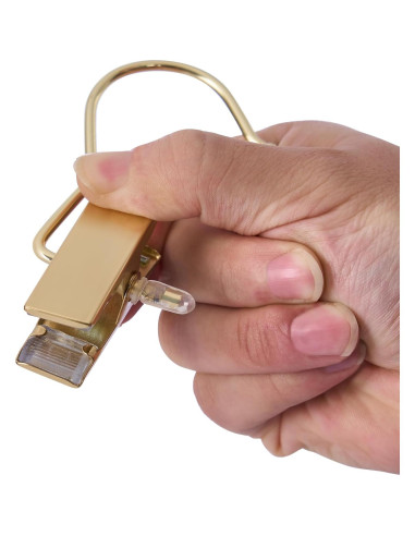 Ganchos para Botas BEWISHOME 50 Pcs Dorados Antideslizantes