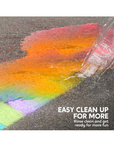 Juego de 16 Tizas Lavables JOYIN Multicolor para Niños