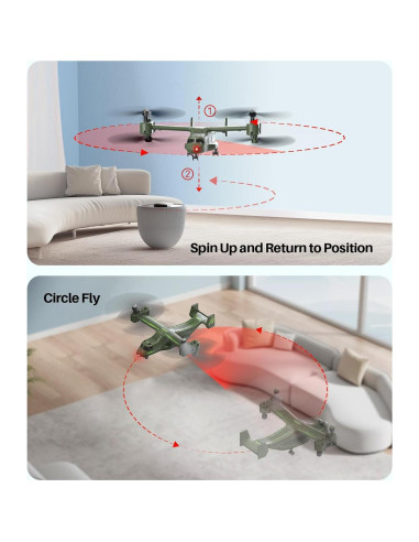 Helicóptero RC Syma X550 Verde 4 Canales Acrobático