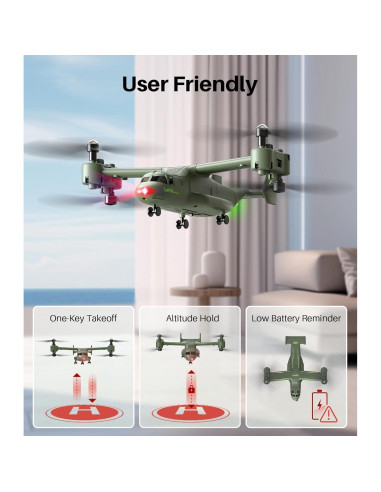 Helicóptero RC Syma X550 Verde 4 Canales Acrobático