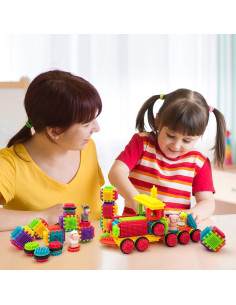 PicassoTiles PTB151 151 Piezas Bloques de Construcción Camión 2