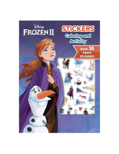 Libro de Colorear Disney Frozen 2 con Stickers Puffy