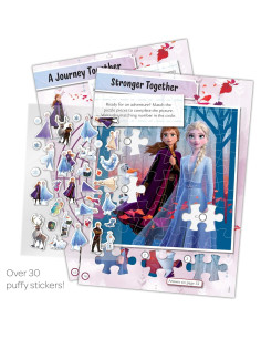 Libro de Colorear Disney Frozen 2 con Stickers Puffy 2