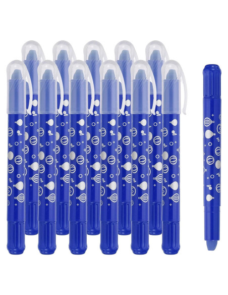 Crayones Acuarelables PATIKIL 12Pcs Azul Profundo