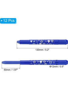 Crayones Acuarelables PATIKIL 12Pcs Azul Profundo 2