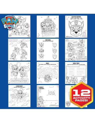 Juego de Actividades Paw Patrol Bluey con Stickers Reutilizables