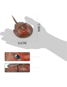 Figurita de Cangrejo de Plástico LC JoyCre 5 cm Realista 2