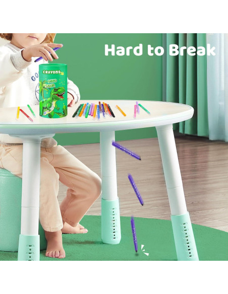 Crayones DreamCandy 24 Colores No Tóxicos para Niños