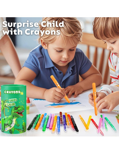 Crayones DreamCandy 24 Colores No Tóxicos para Niños