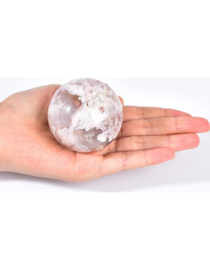 Bola de Cristal CNYANFEI Ágata Flor de Cerezo 50-60mm 2