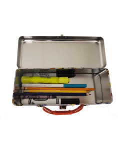 Caja de Lata Azul Frozen 2 La Compañía Tin Box 21.27x8.26cm 2