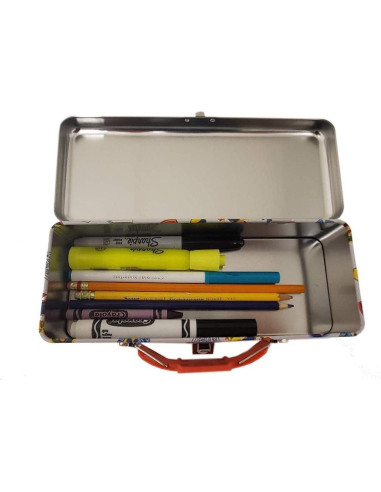 Caja de Lata Azul Frozen 2 La Compañía Tin Box 21.27x8.26cm