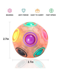 Bola de Rompecabezas Mágica Vdealen 7 cm Antiestrés 2