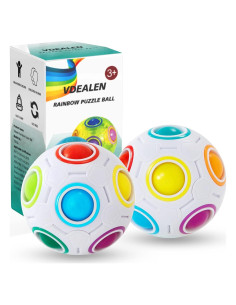 Bola de Rompecabezas Arcoíris Vdealen 7 cm Juguete Fidget