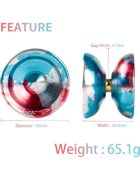 Yoyo Profesional JOLESHARE No Responsivo con Accesorios